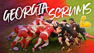 Rugbys Most Dominant Scrum 🤯 Georgias Best Scrums  RWC  U20 Championship [upl. by Denoting614]