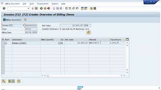 How to create quotBilling Documentquot in SAP Fundamental [upl. by Nalniuq]