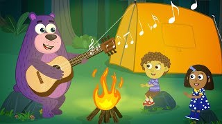 A camping trip  Kids camping stories  Camping food  Polly Olly [upl. by Neron]