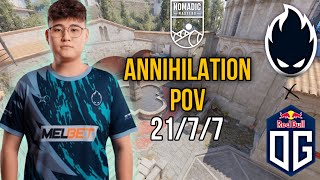 ANNIHILATION POV CS2 ATOX vs OG MESA Nomadic Masters Spring 2024  2177 [upl. by Popper890]