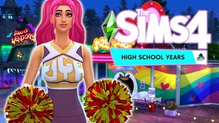 Getting ready for prom woohooing on the pier and cheerleading  Sims 4 High School years [upl. by Amsirp392]