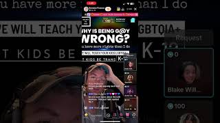 10•7•24 Brandon Parsons TikTok Live Debate  Why is being gay wrong CLOCKS DISRESPECT [upl. by Sanfourd790]