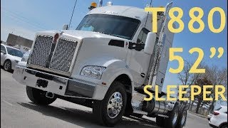 2019 Kenworth T880 52in Sleeper Tour [upl. by Bradly]