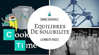 Chimie G Thermo Équilibres de solubilité [upl. by Leonteen]