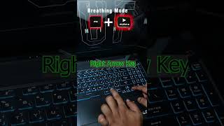 How to change Keyboard Color Mode in Asus Tuf F15 tufgaming trending shorts pc tuf gaming [upl. by Airat]