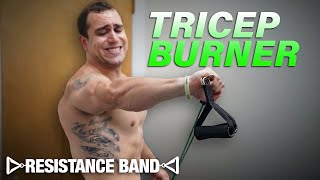 Resistance Band Tricep Workout At Home to Get Ripped [upl. by Notecnirp134]