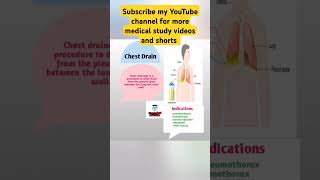 ChestDrainFreeMedicalEducationld3sfnursingmedicalviralviralshortsvideoyoutubeviralshorts [upl. by Olpe333]