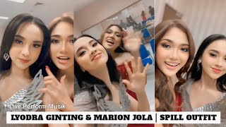 LYODRA GINTING DAN MARION JOLA LIVE SEBELUM PERFOM MUSIK  Lyodra Ginting Official 🔥 [upl. by Anma]