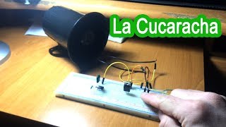 La cucaracha Horn using pic12F629  Nissan micra [upl. by Brennen258]