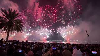 52nd UAE National Day 2023  Abu Dhabi Fireworks [upl. by Sion547]