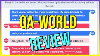 QA World Review  How To Work at QA World [upl. by Anawot]