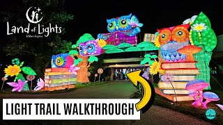 Gulliver’s Land of Lights Lantern Festival 2023 Walkthrough Milton Keynes 4k  Christmas light Show [upl. by Veronique]