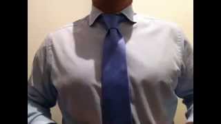 Como hacer un nudo de corbata elegante cómodo y sencilloHow to make a knot tie simple amp elegant [upl. by Leacim232]