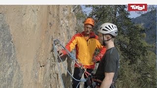 Klettern lernen amp Klettertechnik Umfädeln Französische Methode🏔 [upl. by Liagiba]