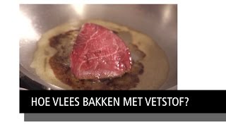 Demeyere • Hoe vlees bakken met vetstof [upl. by Tterag296]