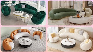 DIY Round Sofa Makeover  Transform Your Living Room [upl. by Latif]