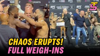 CHAOS AT WEIGHINS  UFC 304 FINAL FACEOFFS REACH BOILING POINT [upl. by Mattah]