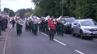 Ballyreagh Silver Band  Ballinamallard Accordion 2024 [upl. by Rennug25]