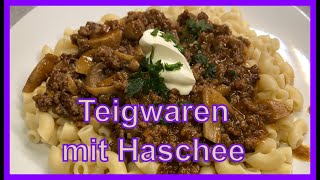 Teigwaren mit Haschee [upl. by Popele]