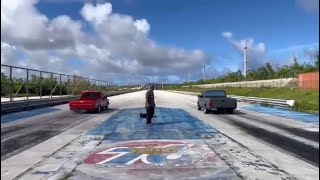 Guam Street Runs Nick’s NA Nissan 720 vs Scott M’s NA Nissan Hardbody D21 [upl. by Nylavad]