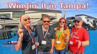 Florida RV SuperShow In Tampa Wingin It Like Never Before [upl. by Iver]