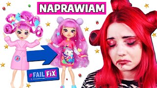 PRZERABIAM LALKI Fail Fix 💄 Metamorfoza ✂️ SALON FRYZJERSKI I MAKIJAŻU [upl. by Leksehc]