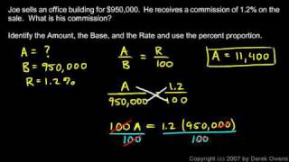 Prealgebra 73a  Solving Percent Applications [upl. by Lorien196]