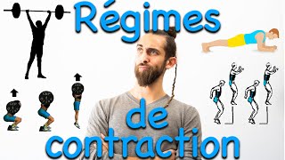 Les différents régimes de contraction musculaire [upl. by Higley463]