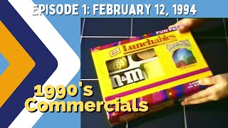 Retro 90s Commercials  Ep 1 Bigfoot monster truck Valentines Day promos Bill Cosby 📼📺 [upl. by Tessi]