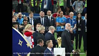 Croatian President Kolinda and French President Macron Love Affair during Fifa world cup 2019 Final [upl. by Bellda]