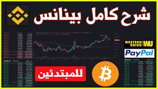 شرح كامل لمنصة بينانس اكبر منصة لتداول العملات الرقمية  Binance [upl. by Artus642]