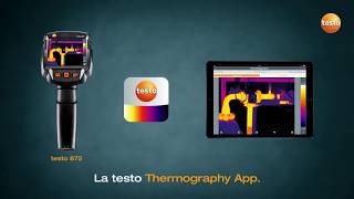 Gestisci la tua termocamera con lApp Testo thermography [upl. by Fullerton]