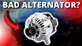 SYMPTOMS OF A BAD ALTERNATOR [upl. by Haem985]