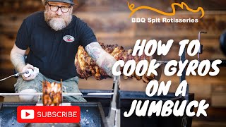 How to Cook Gyros Yiros on a Jumbuck Spit [upl. by Arretak930]