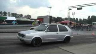 Golf 2 VR6 Turbo Vs Audi 80 Turbo  Tuning Summercamp 2010  Bautzen [upl. by Ronna431]