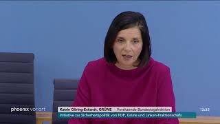 Pressekonferenz zur geplanten Klage gegen das Bayerische Polizeigesetz am 100918 [upl. by Suoirred605]