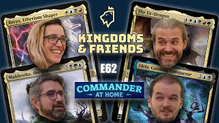 commanderathome amp ​​⁠KingdomsTV  Breya v UrDragon v Alela v Muldrotha  Commander Game [upl. by Attiuqihc389]