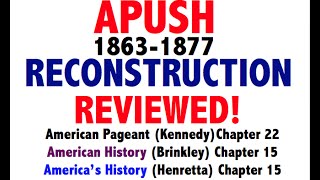 APUSH American Pageant Chapter 22 Review [upl. by Retse]