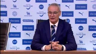 Ranieri praises Vardys goal and jokes about his contract [upl. by Psyche]