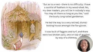 The Tale of Jemima PuddleDuck  Beatrix Potter Read Along Interactive [upl. by Zurheide]