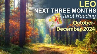 LEO NEXT THREE MONTHS quotSUCCESS WILL FIND YOU TRANSFORMATIONAL CHANGEquot tarot OctoberDecember 2024 [upl. by Cristian977]