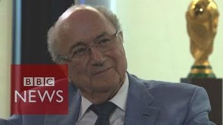 Sepp Blatter FULL interview  BBC News [upl. by Ymaj]