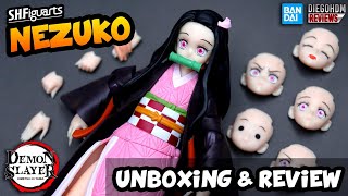 NEZUKO SH Figuarts Demon Slayer Unboxing e Review BR [upl. by Odlanier]