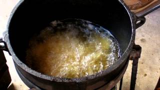 Chicharones aka Cracklins a Fried Pork Skins [upl. by Weber]