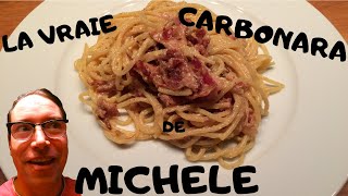 LA VRAIE RECETTE DE LA CARBONARA [upl. by Pazia350]