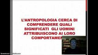 Introduzione allAntropologia Culturale [upl. by Atteselrahc913]