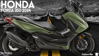 2024 Honda Forza 350 First Look at the Redesigned Scooter Beast  Impressive Design and Powerful [upl. by Aelanej652]