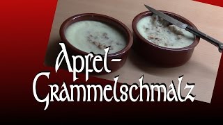 Mittelalterlich kochen 3 selbstgemachtes Apfelgrammelschmalz [upl. by Shevlo]