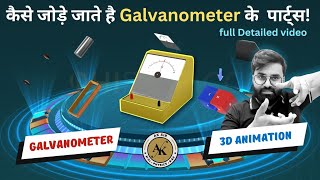 Galvanometer by AKSIR PHYSICS 3D animation neet jee practical [upl. by Ahsieken]