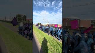 31 8 24 gefilmt beim protest gegen die erweiterung eines LNG Terminals in Rotterdam shorts lngnee [upl. by Angrist305]